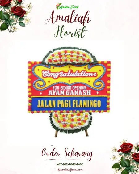 Sewa Papan Bunga Pulau Atas
